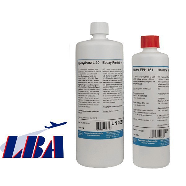 Epoxyhars L 20 + Verharder EPH 161 (90 min / Aero)